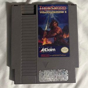 Iron Sword: Wizards and Warriors II 2 Nintendo Entertainment System NES Game